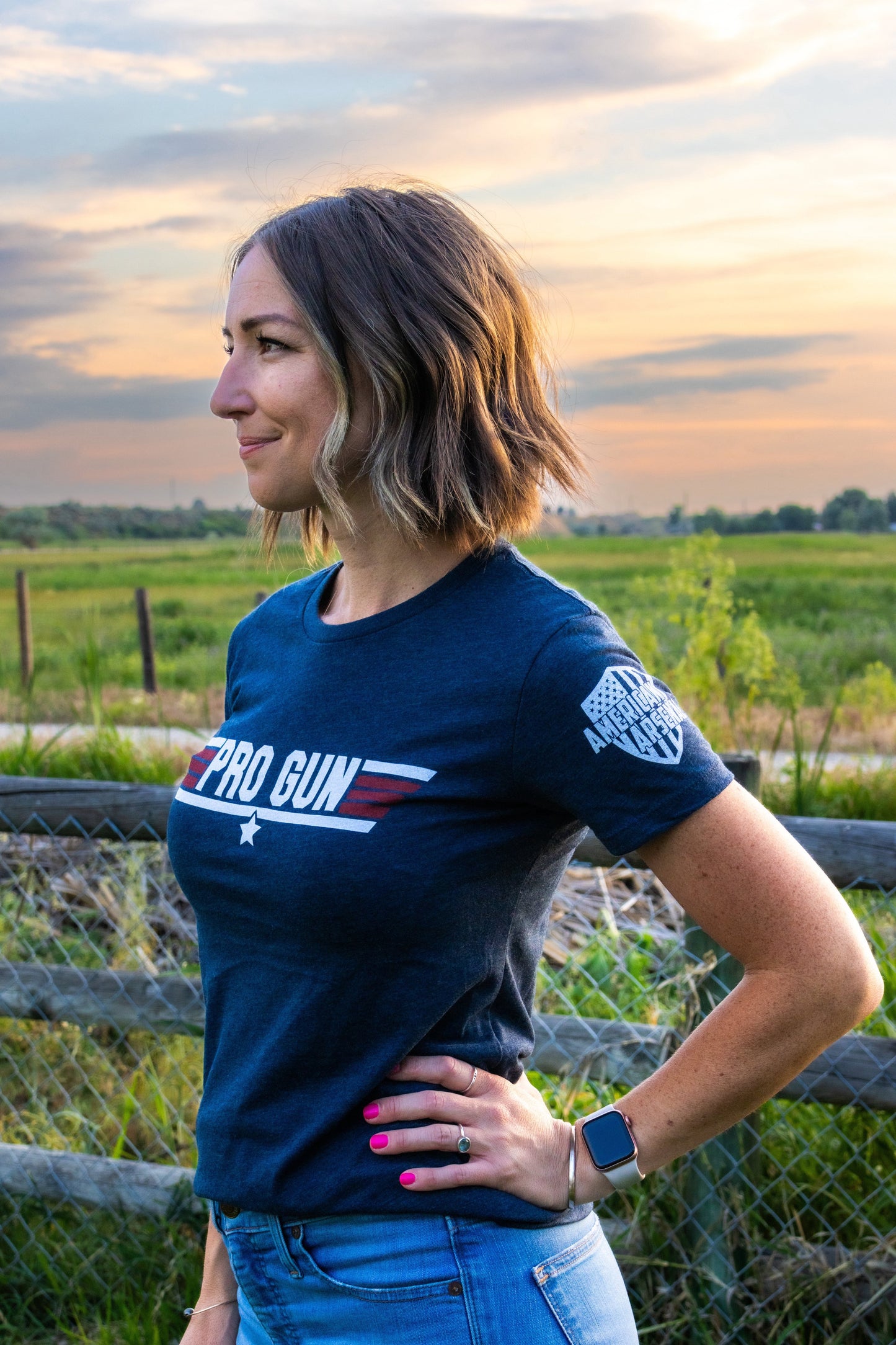 Women's Pro Gun Tee
