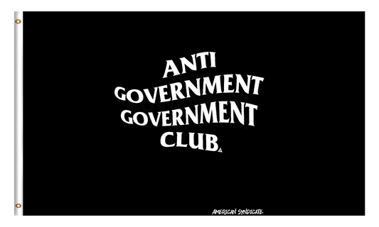 Anti Government Government Club Flag