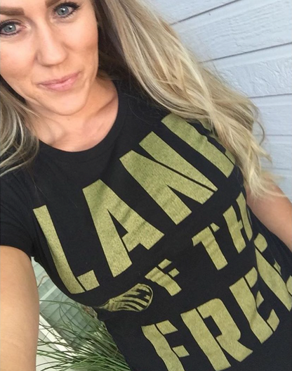 Women's Land of the Free Tee