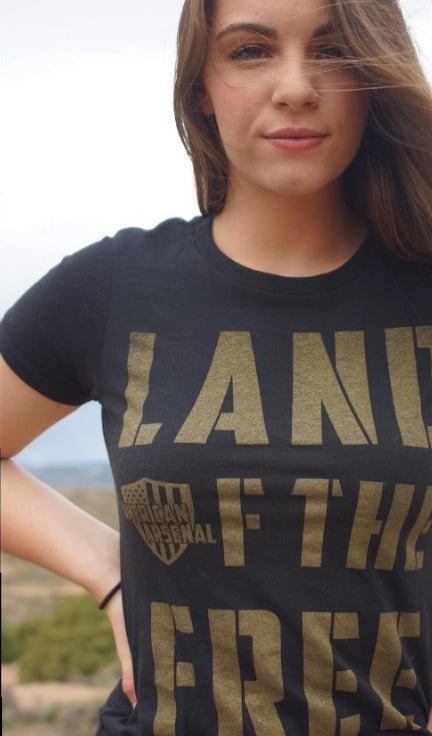 Women's Land of the Free Tee
